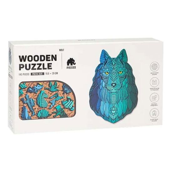 Пазлы PIECEZZ "Wolf", 140 деталей, изображение 2