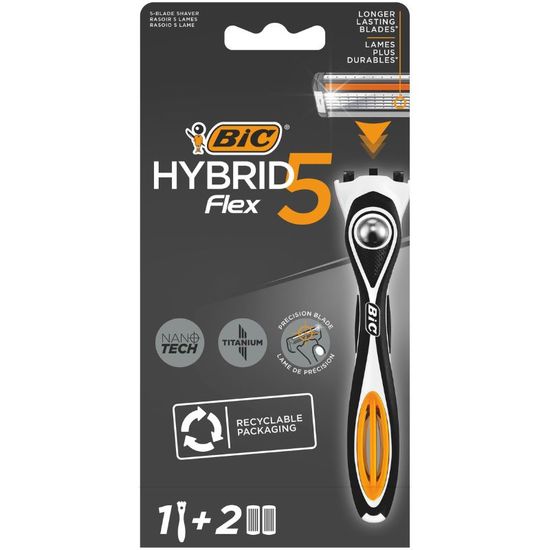Aparat de ras Men BIC 5 FLEX Hibrid B2