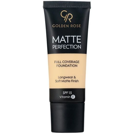 Fond de ten GOLDEN ROSE Matte Perfection Foundation W1, 35 ml