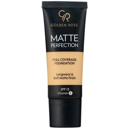 Fond de ten GOLDEN ROSE Matte Perfection Foundation W3, 35 ml