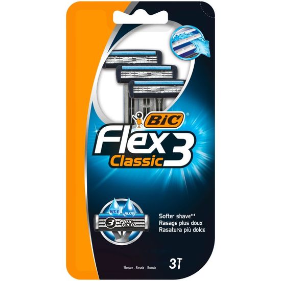 Бритвенный станок Men BIC 3 FLEX, 3 шт, изображение 2