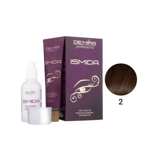 Краска для бровей и ресниц ACME DEMIRA ISMIDA №2, коричневый, 20 мл