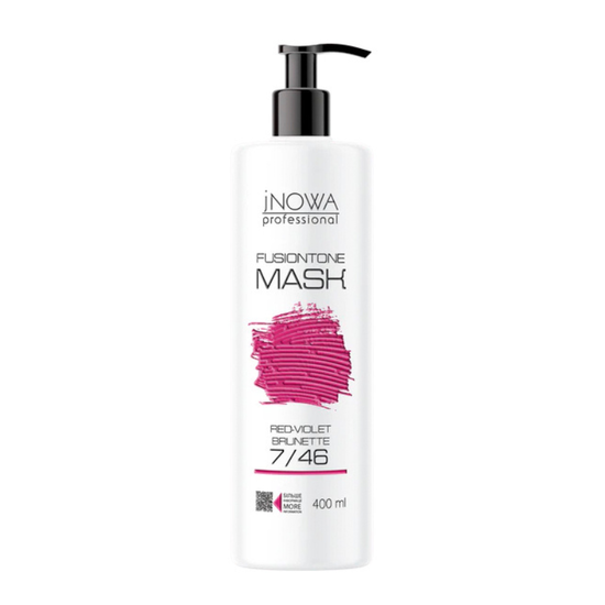 Masca nuantatoare ACME JNOWA FUSIONTONE, pentru par, saten rosu-violet 7/46, 400 ml