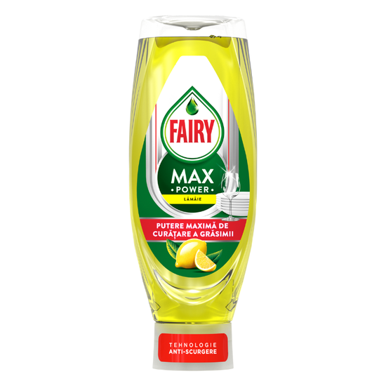 Средство для мытья посуды FAIRY Max Power, Lemon, 545 мл
