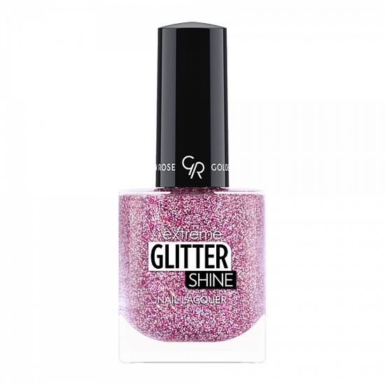 Lac de unghii GOLDEN ROSE Extreme Glitter Shine Nail Laquer, Culoare 208, 10ml
