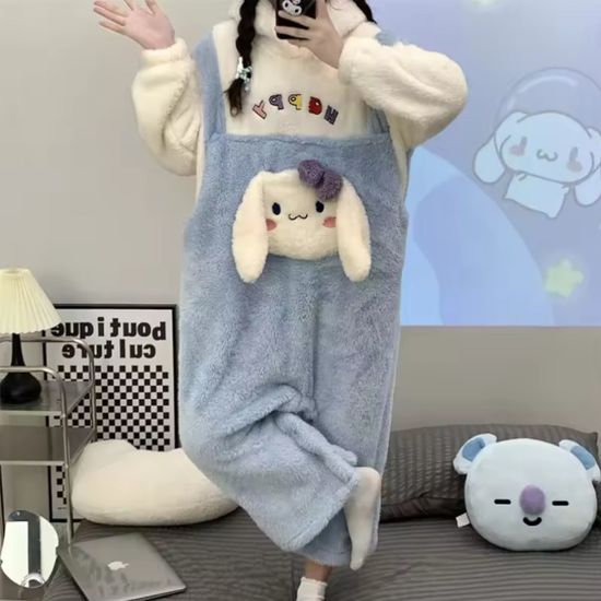 Pijama Iepure, cu butoane, PA119, L
