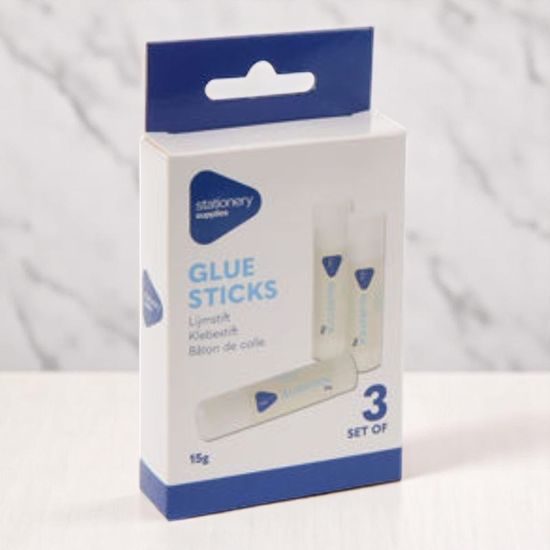 Set lipici solid tip creion Free&Easy, 15 g, 3 buc