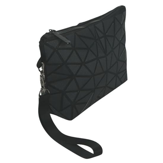 Geanta cosmetica TITANIA, piure negru, cu ornamente, 24 x 14 cm, 2 image