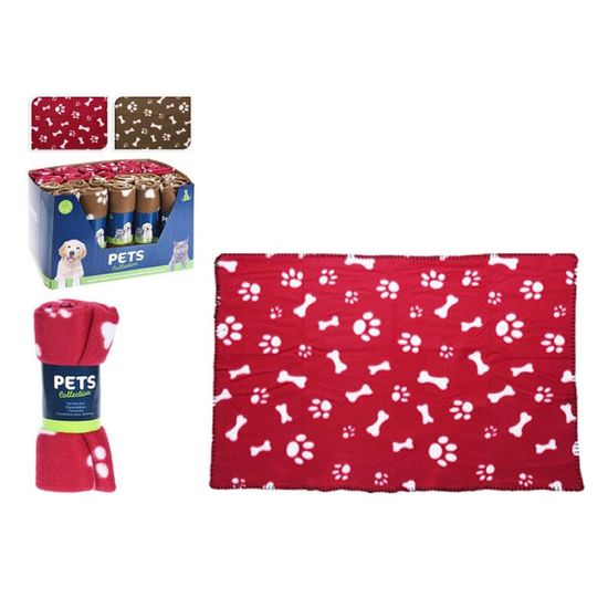 Плед PETS, для домашних животных, флисовый, 75x55 см