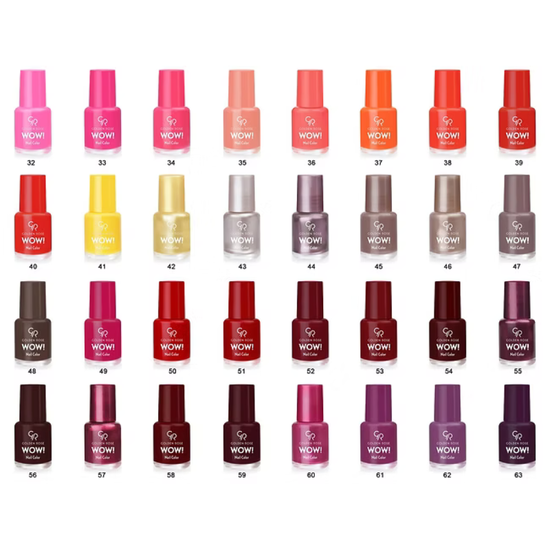 Lac pentru unghii GOLDEN ROSE Wow! Nail Color, Culoare 18, 6 ml, 3 image