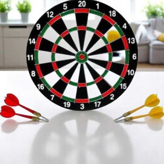 Darts 30 cm, grosimea 1 cm, 4 sageti