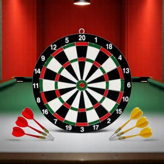 Darts 37 cm, grosimea 1 cm, 6 sageti