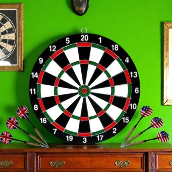 Darts 43 cm, grosimea 2 cm, 6 sageti