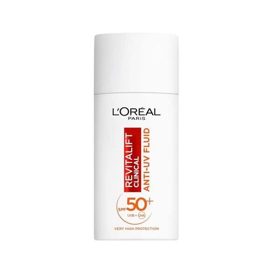 Крем-флюид L'ORÉAL Revitalift Clinical, С витамином С, SPF50, 50мл