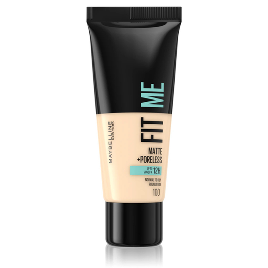 Fond de ten MAYBELLINE Fit Me! Matte+Poreless, 100 Warm Ivory, 30 ml