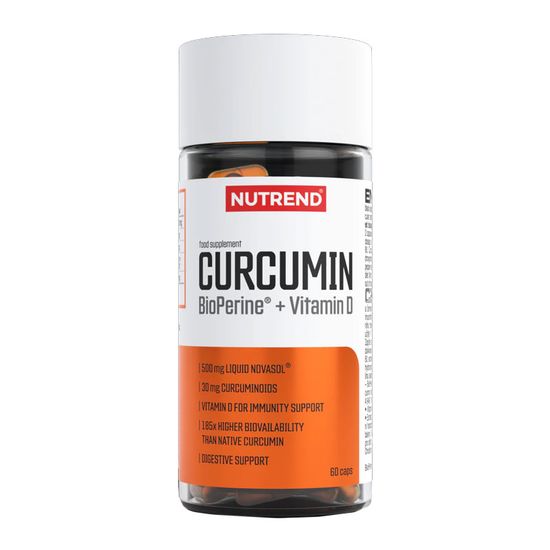 Vitamine NUTREND Curcumin+Bioperine+Vitamin D, 60 capsule, 2 image