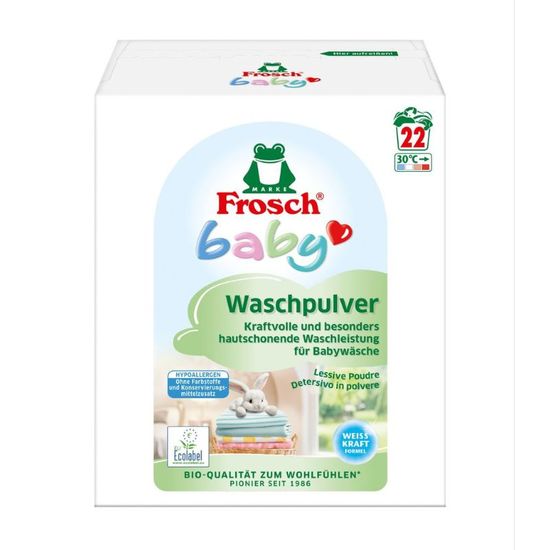 Detergent pudră uscat FROSCH Baby, concentrata, 1.45 kg, 2 image