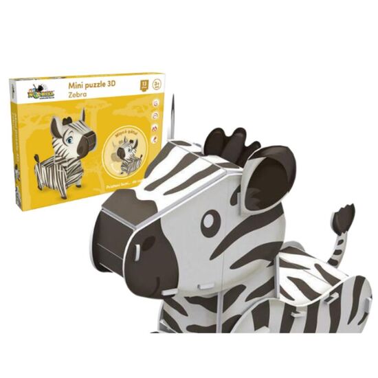 3D Puzzle NORIEL ”Zebra”, 13 elemente