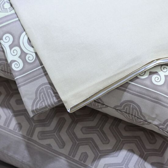 Set de lenjerie de pat DORMEO Fusion Ethnic, maro, 6 image