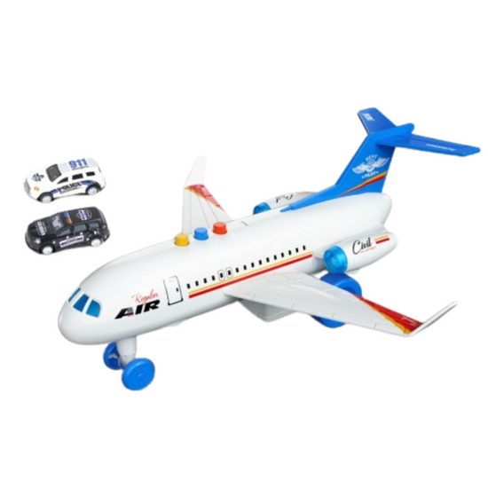 Самолет JSTOYS, с трением, звуками и огнями, 1:16, изображение 3