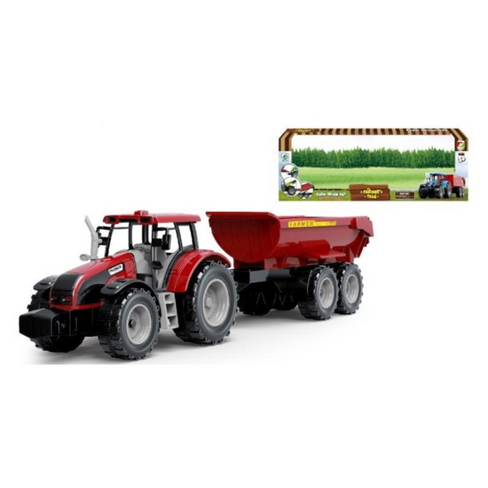 Трактор с прицепом HUANZHI TOYS, с инерцией, изображение 3