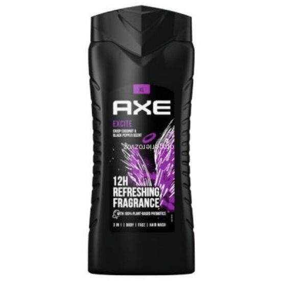 Гель для душа и шампунь AXE  EXCITE, 400 мл, изображение 2