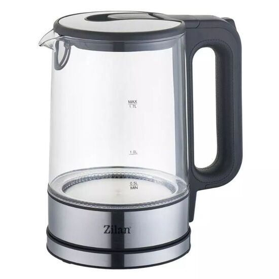 Электрочайник ZILAN ZLN1796, 1.7 л, стекло, изображение 2