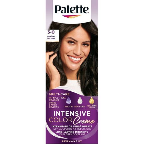 Крем-краска для волос PALETTE, 3-0, N2, Тёмно-коричневый, 110 мл