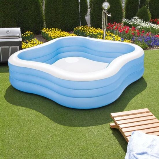 Надувной бассейн INTEX Семейный, 229x229x56 cм, 1250 л, 6+
