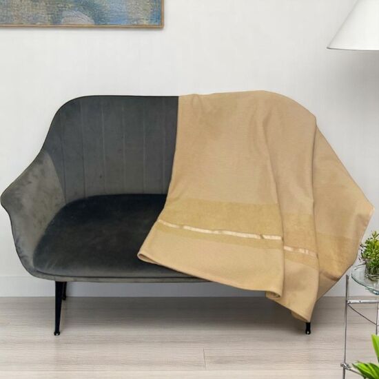 Cuvertura BUMBACEL, mahra, cappuccino, 200x220 cm