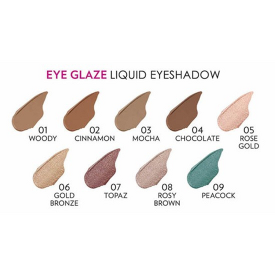 Fard de pleoape lichid GOLDEN ROSE Eye Glaze Liquid Eyeshadow, 03 Mocha, 3.5 ml, 2 image