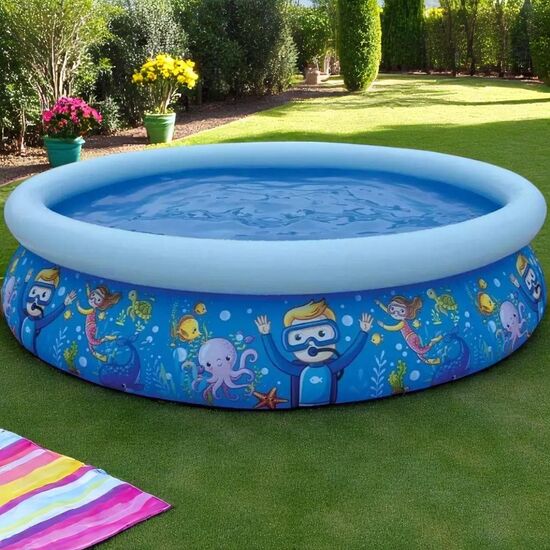 Piscina gonflabila SUNCLUB 3D Ocean World (17788)