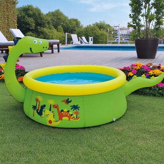 Piscina gonflabila cu fantana SUNCLUB Dinosaur 3D Spray (17786)
