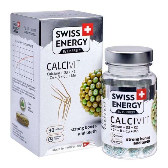 Vitamine in capsule SWISS ENERGY CALCIVIT, 30 capsule, 2 image