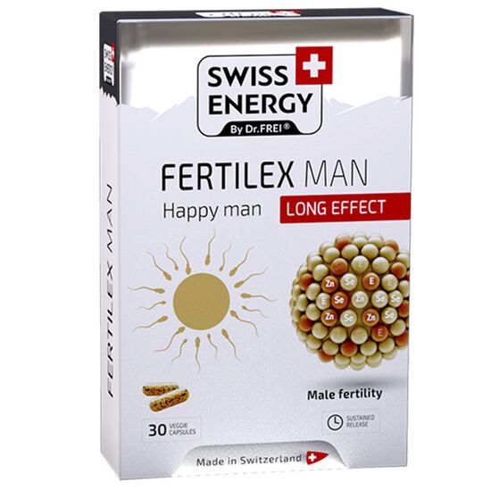 Витамины в капсулах SWISS ENERGY FERTILEX MAN, блистер, 30 капсул, изображение 2