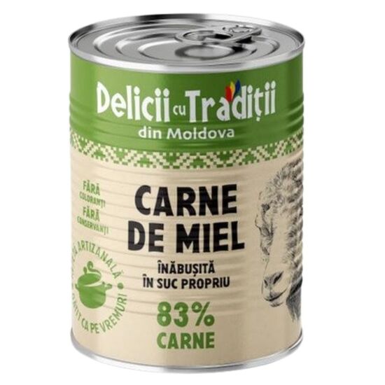 Баранина в собственном соку DELICII CU TRADITII, 330 г