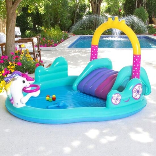 Centrul de joc gonflabil BESTWAY Unicorn, 274 х 198 х 137 cm