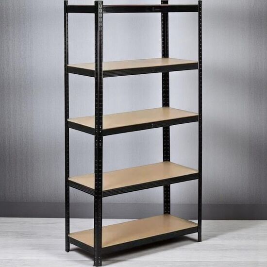Cтеллаж складской FUNFIT Metal Storage, 180x90x40 cм, (3265) Black