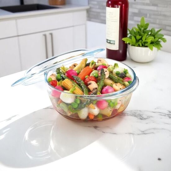 Cratita pentru cuptor PYREX Essentials, 1.6 l+0.5 l, 2.1 l