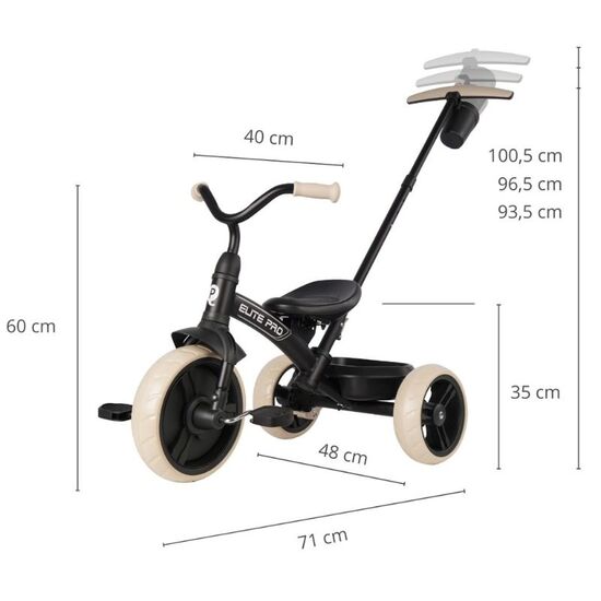 Детский велосипед QPLAY Elite Pro Black, изображение 4