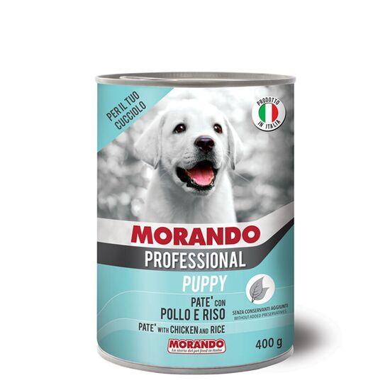 Pate MORANDO Pate Puppy Pol Riso, pentru caini, 400g