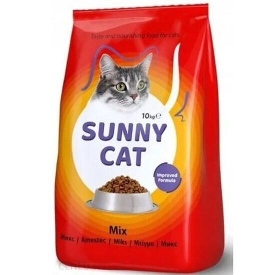 Hrana uscata SUNNY CAT Mix, pentru pisici, 10kg