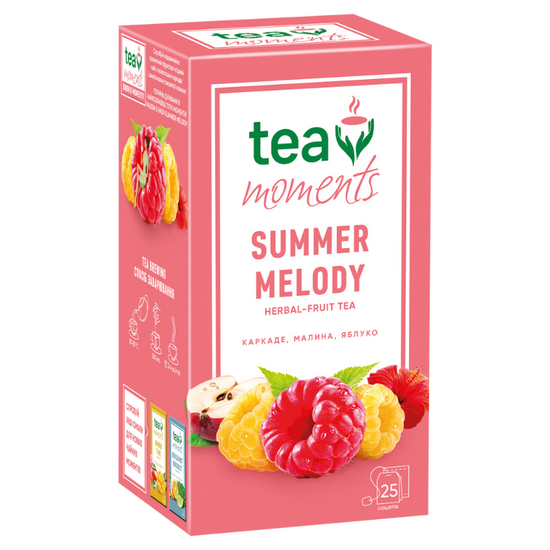 Чай TEA MOMENTS Summer Melody, 25 пакетиков x 1.6 г