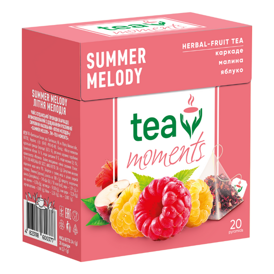 Чай TEA MOMENTS Summer Melody, 20 пирамидок x 1.7 г