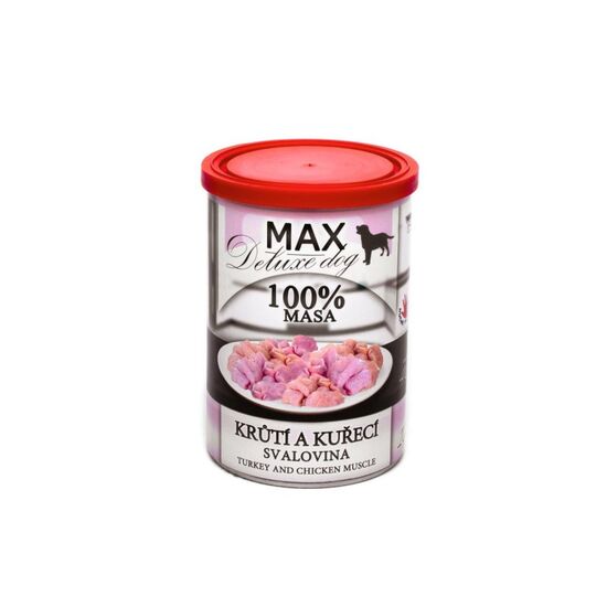 Hrana FALCO MAX turkey and chicken muscle, pentru caini, conserva, 400 g