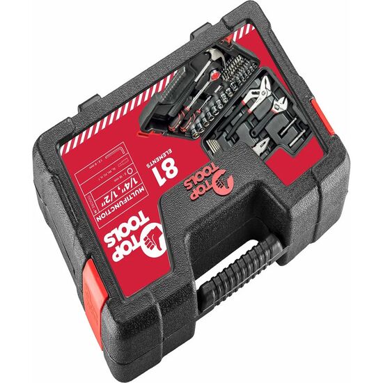 Set de scule de mana TOP TOOLS 1/4, 1/2, (81 articole), 3 image