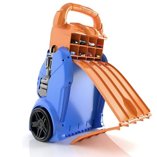Container portabil HOT WHEELS pentru 4 piste paralele, 3 image