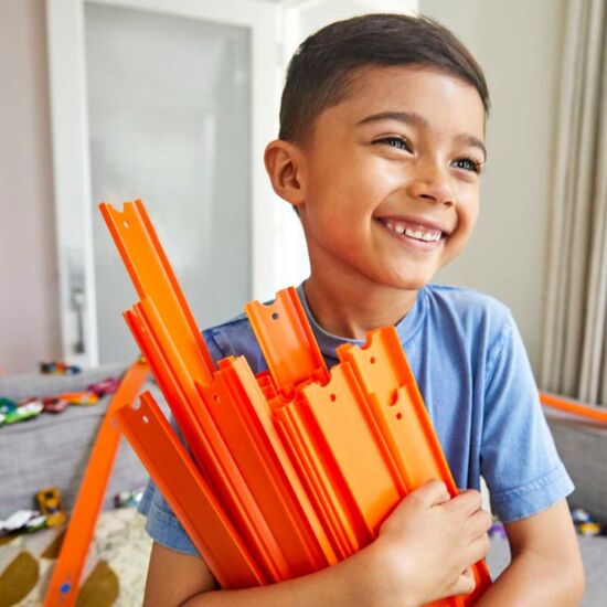 Набор дополнительных дорожек трека HOT WHEELS с базовой машинкой, изображение 6