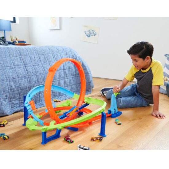Игровой набор HOT WHEELS "Циклон с петлями" с пусковым механизмом, изображение 5