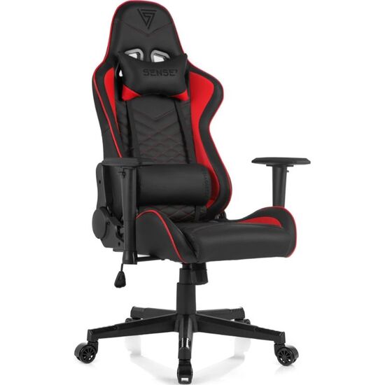 Scaun gaming SENSE7 Spellcaster Black and Red, 2 image